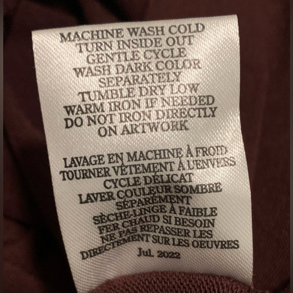 Z Supply Eden Busy Doing Nothing Top Fig/Burgundy Size Small NWT Cozy Lounge Top - Picture 9 of 16